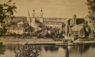 A view of Kaunas, the capital of Lithuania at the time the Japanese consulate was there.