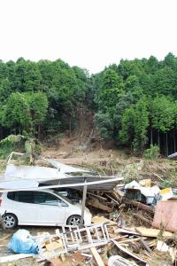 平成22年7月15日豪雨災害の写真