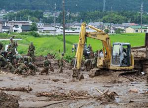 平成22年7月15日豪雨災害の写真