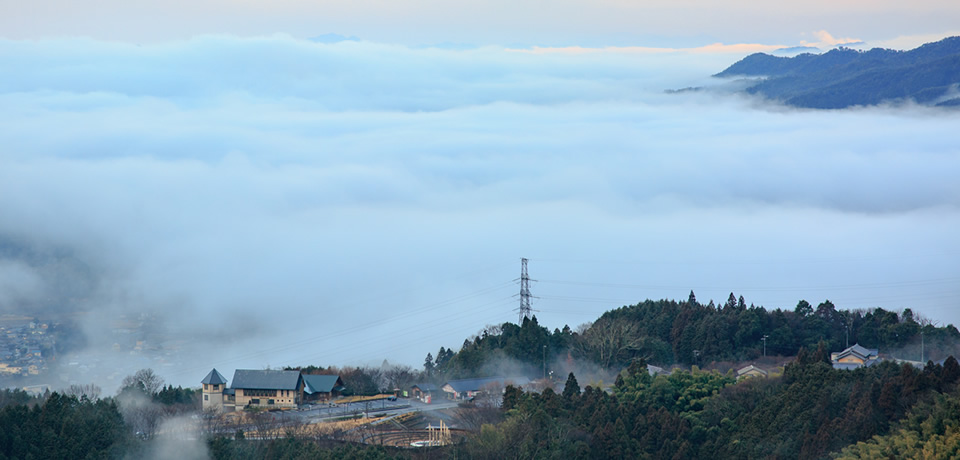 雲海に包まれて（杉原千畝記念館）